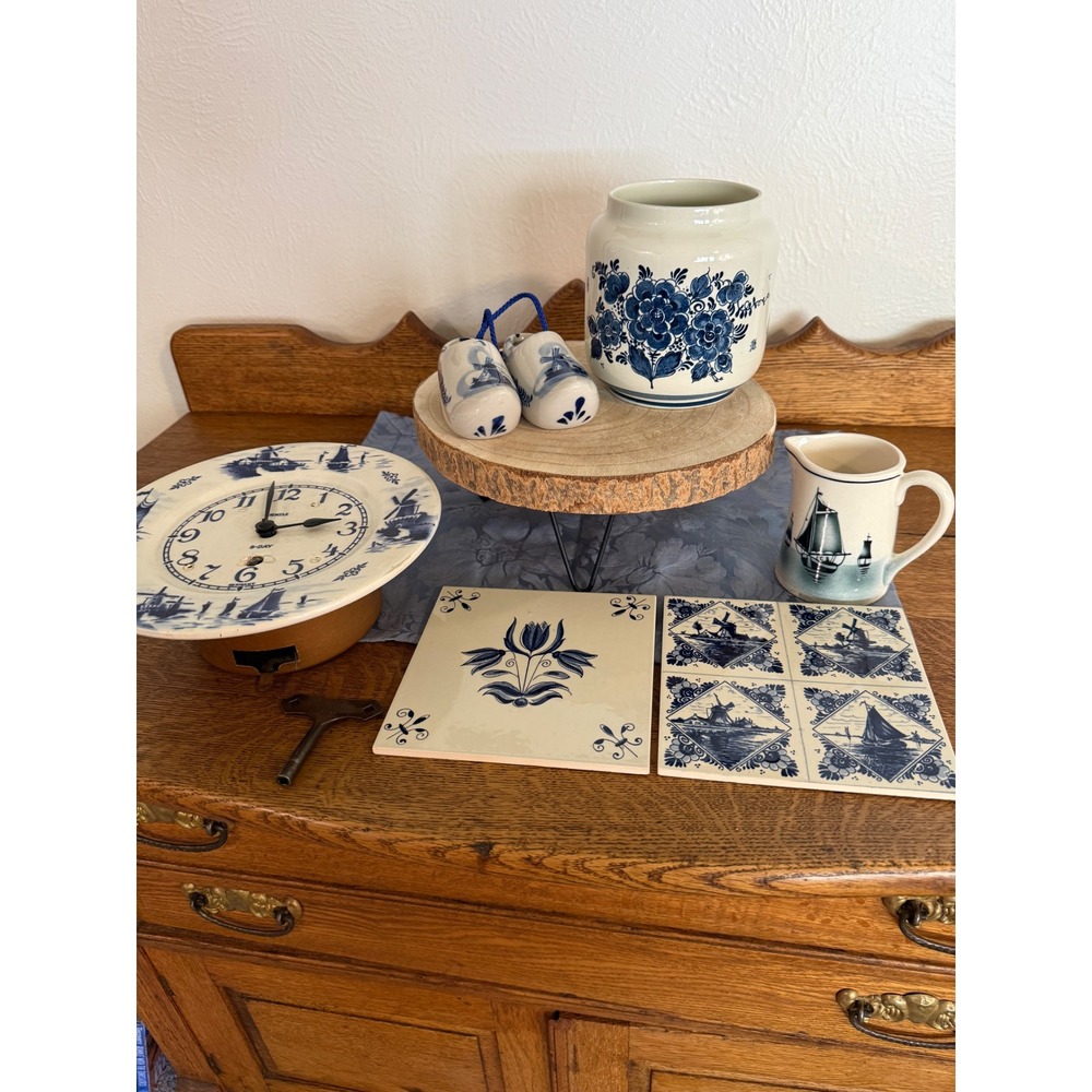 Vintage Delft Lot. 6 pieces
